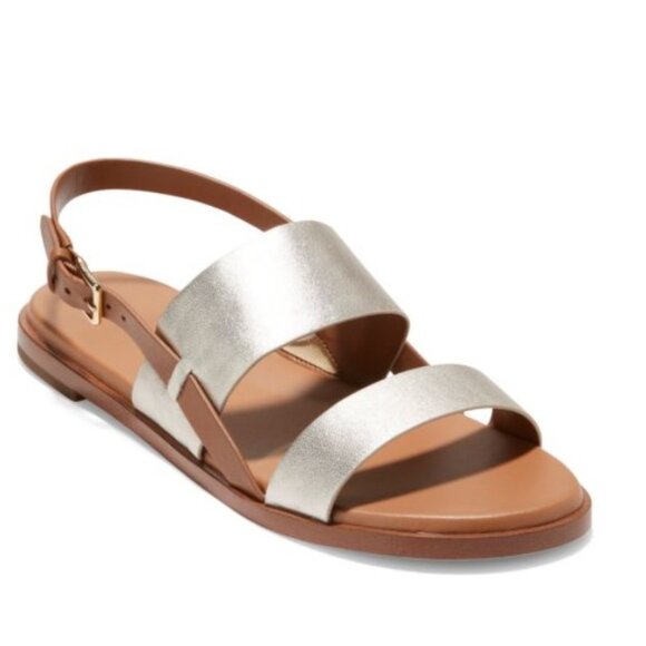 KENETH COLE SANDALS SIZE 11 - Flynn Leather Slingback Women - Picture 1 of 3